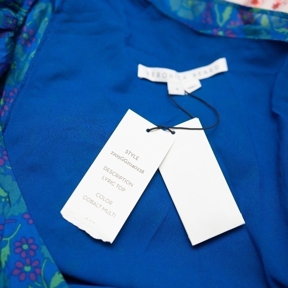 Veronica Beard. Silk Lyric top. - Picture 6 of 8